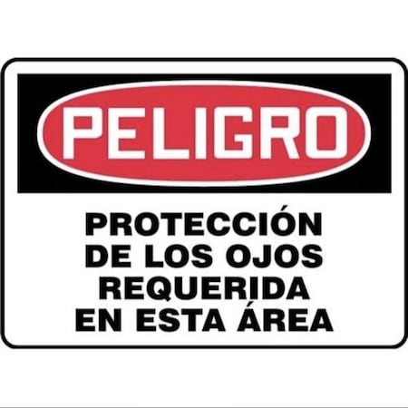 Accuform OSHA DANGER SAFETY SIGN EYE SHMPPE010VP SHMPPE010VP